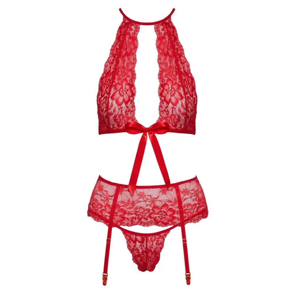 Kissable Halterneck Set Red - Fast Shipping - Sale United Kingdom Stoke-on-trent