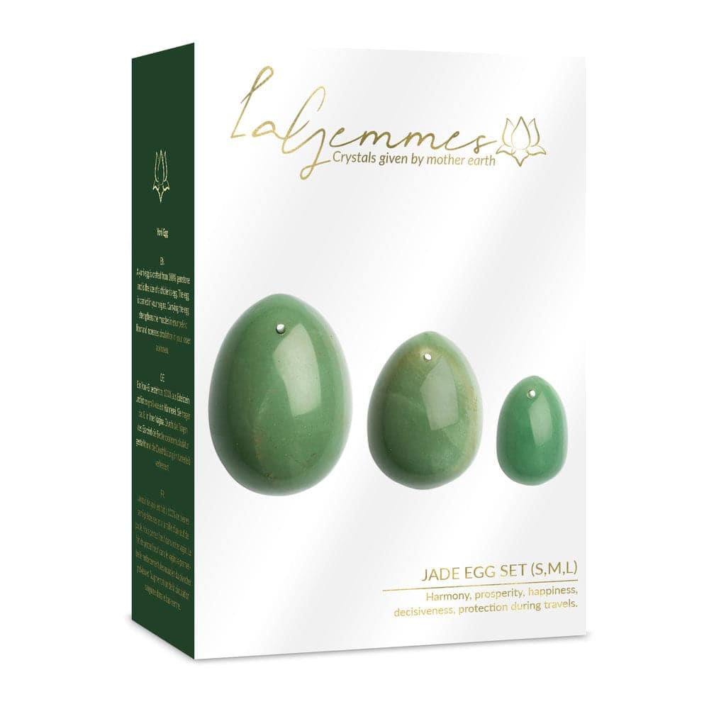 La Gemmes Yoni Egg Set Jade - Save 30% - Sale