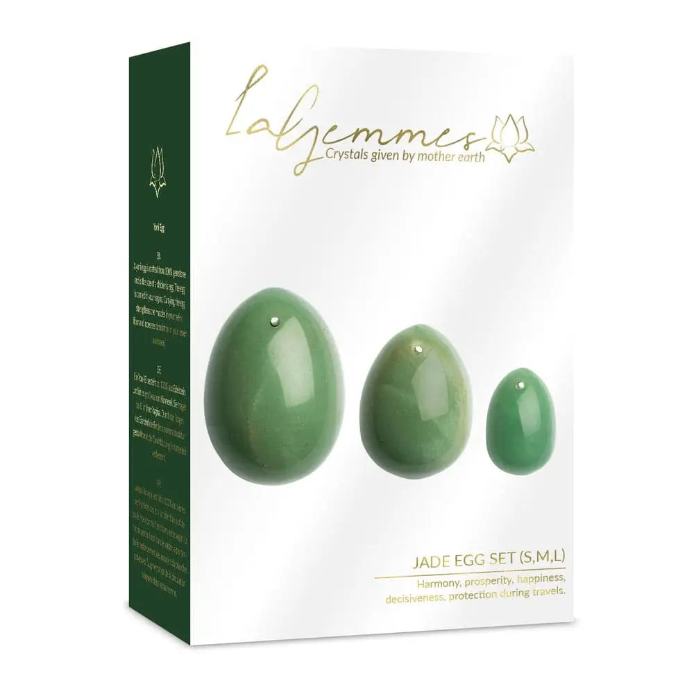 La Gemmes Yoni Egg Set Jade - Save 30% - Fast Shipping - Sale United Kingdom Stoke-on-trent