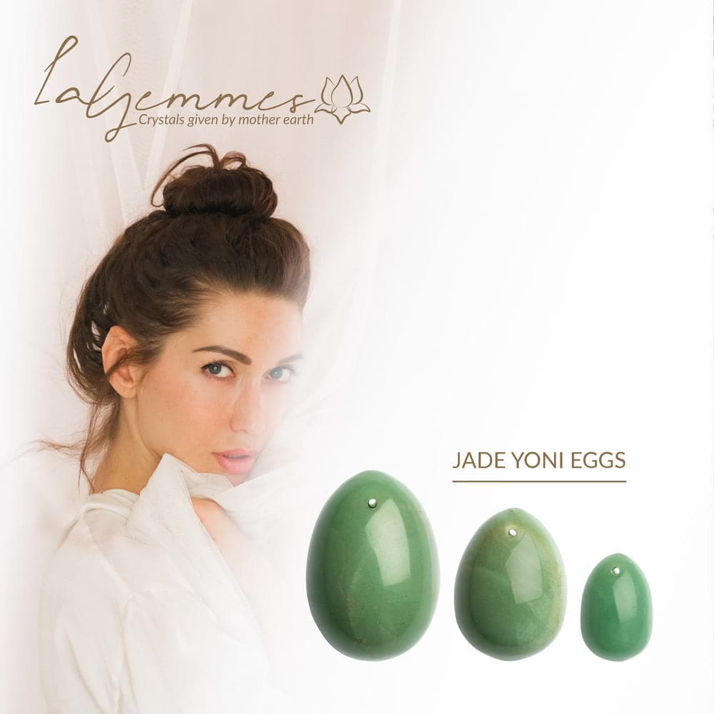 La Gemmes Yoni Egg Set Jade - Save 30% - Sale