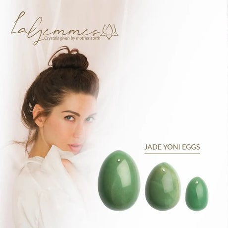 La Gemmes Yoni Egg Set Jade - Save 30% - Fast Shipping - Sale United Kingdom Stoke-on-trent