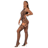 Lace by Lj Cut out Suspender Bodystocking Black - Save 20% - Sale United Kingdom Stoke-on-trent