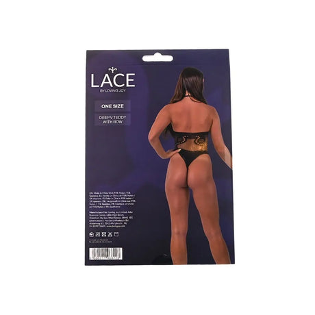 Lace by Lj Deep v Teddy with Bow Black - Save 20% - Sale United Kingdom Stoke-on-trent