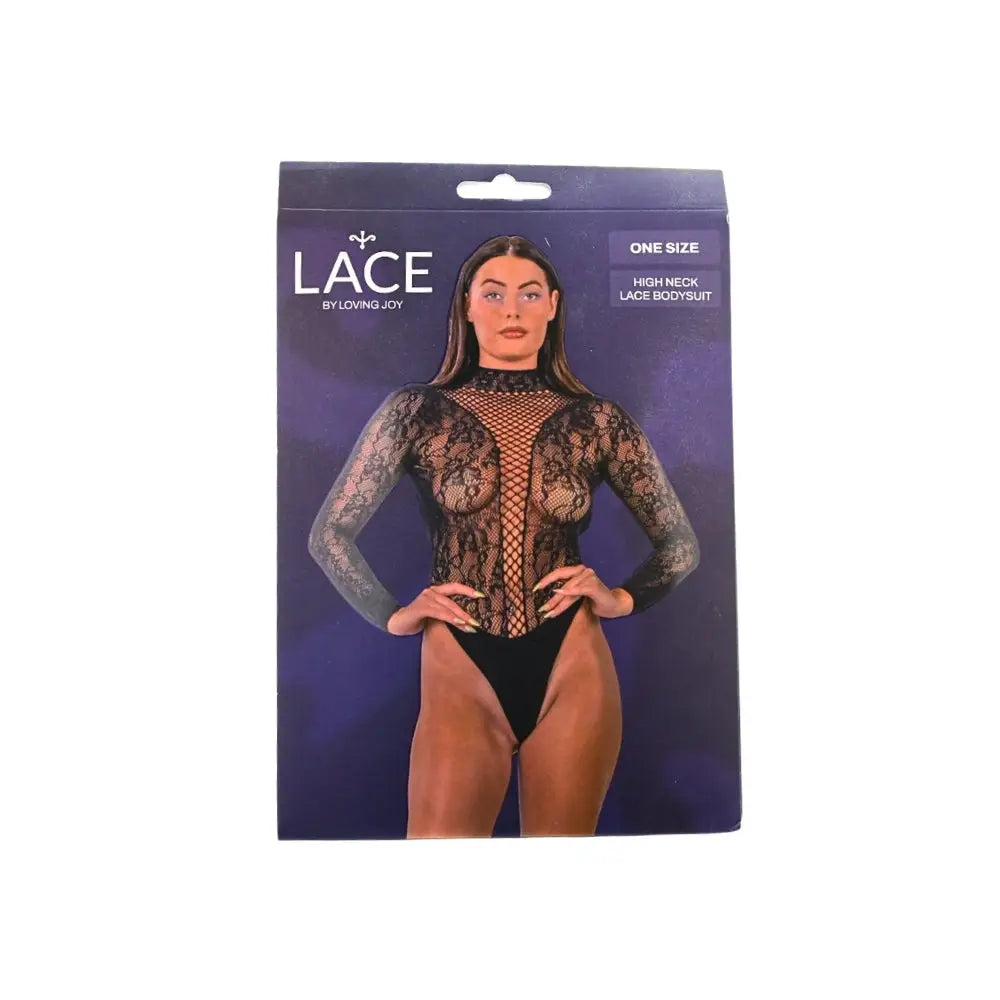 Lace by Lj High Neck Bodysuit Black - Save 20% - Sale United Kingdom Stoke-on-trent