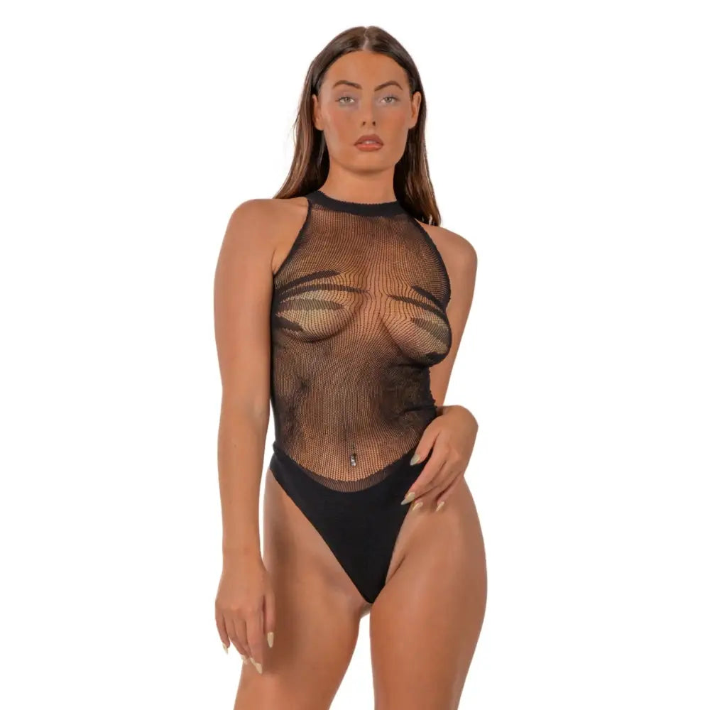 Lace by Lj Opaque Bodysuit Black - Save 25% - Sale United Kingdom Stoke-on-trent