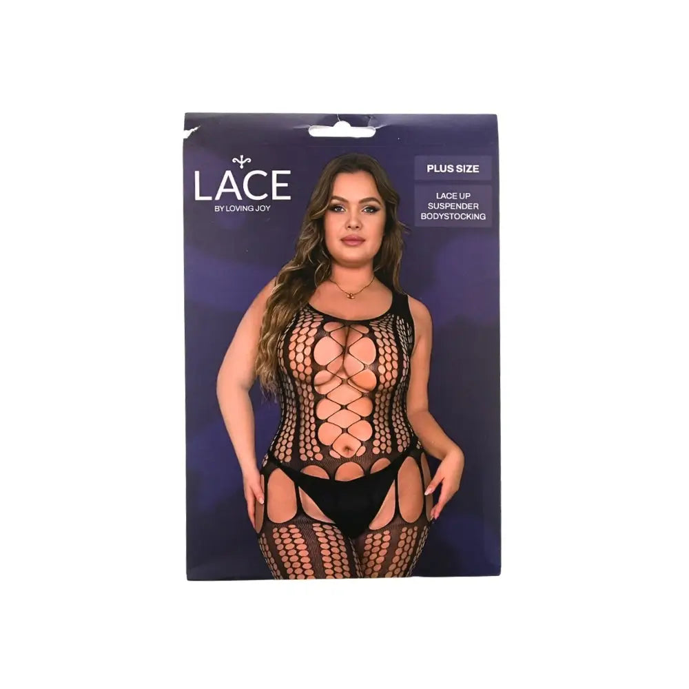 Lace by Lj Plus Size Up Suspender Bodystocking - Save 15% - Sale United Kingdom Stoke-on-trent