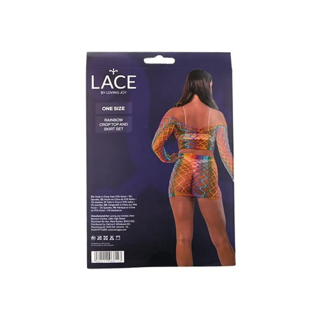 Lace by Lj Rainbow Crop Top and Skirt Set - Save 15% - Sale United Kingdom Stoke-on-trent