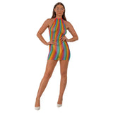 Lace by Lj Rainbow Halter Neck Dress - Save 10% - Sale United Kingdom Stoke-on-trent