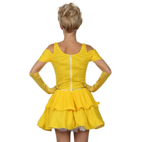 Ladies Belle Costume Adults Enchanting Beauty Fancy Dress Outfit Fairytale (fk) - Sexy Costumes United Kingdom Stoke-on-trent