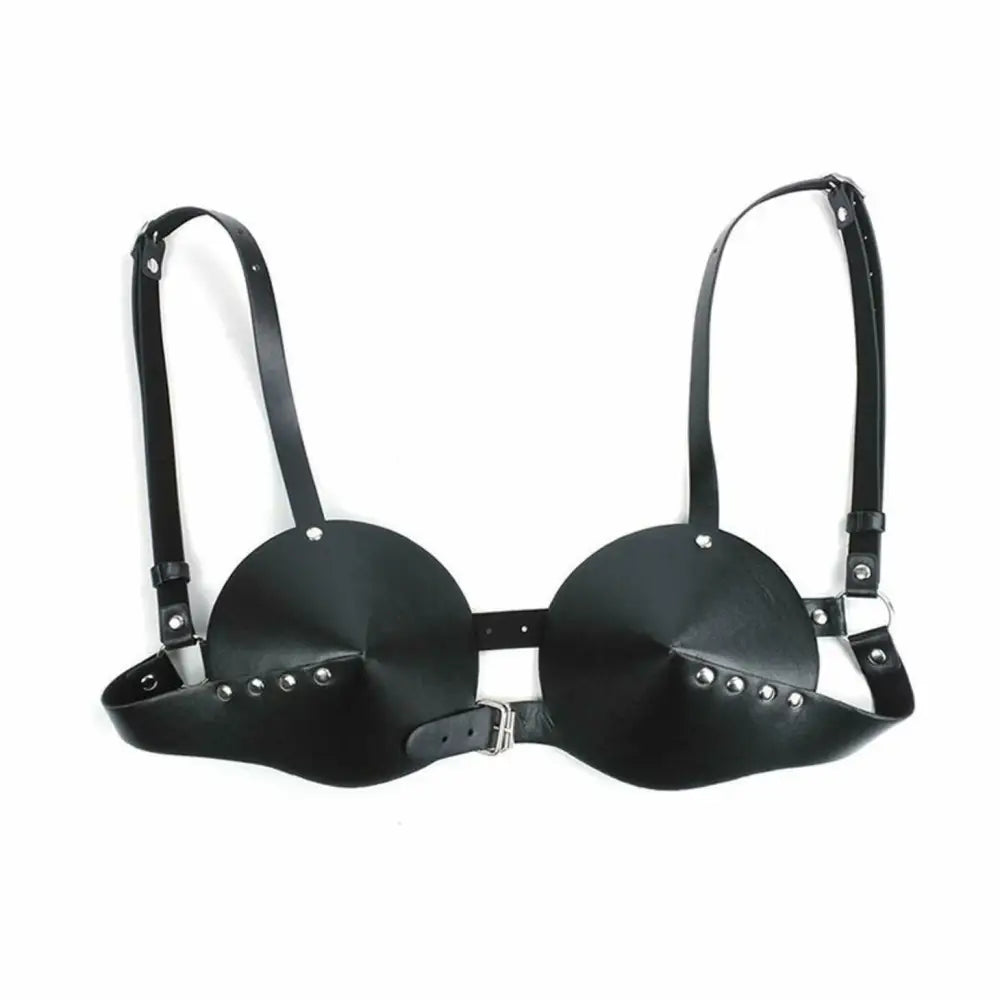Faux Lather Cone Bra - Save 25% - Fast Shipping - Sale United Kingdom Stoke-on-trent