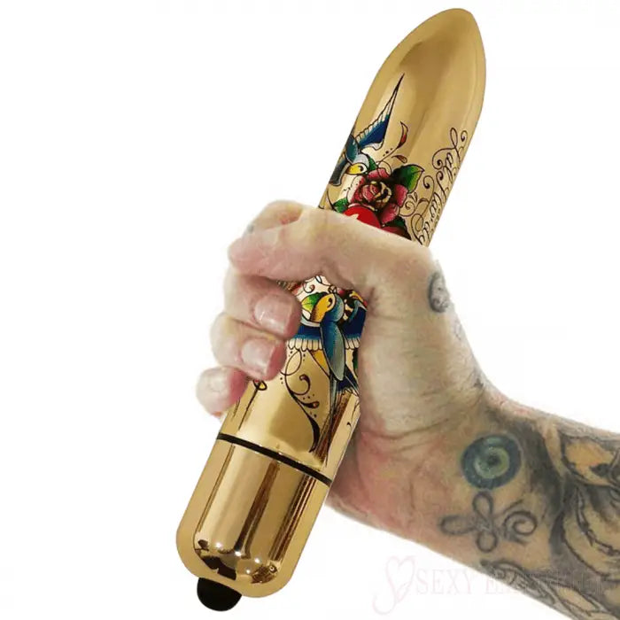Lal Hardy Rocks off Erotic Ink 10 Speed Big Vibrator - Save 25% - off - Fast Shipping - United Kingdom Stoke-on-trent