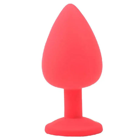 Large Red Jewelled Silicone Butt Plug - Save 25% - Fast Shipping - Sale United Kingdom Stoke-on-trent