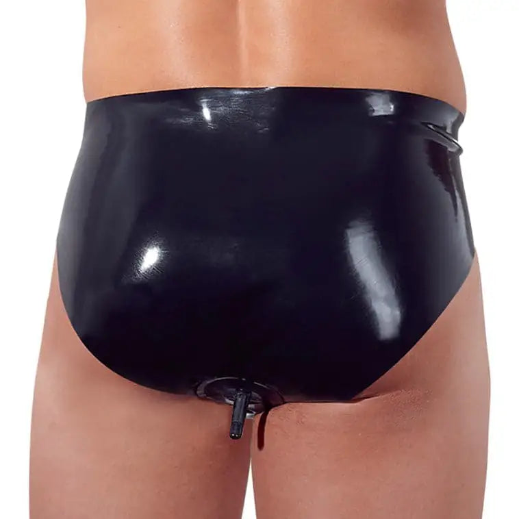 Latex Briefs with Anal Plug - Fast Shipping - Dildo United Kingdom Stoke-on-trent