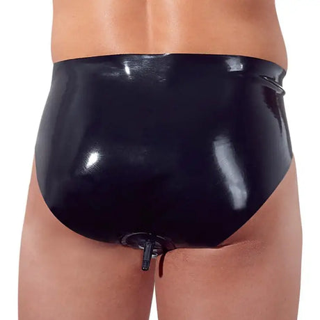 Latex Briefs with Anal Plug - Fast Shipping - Dildo United Kingdom Stoke-on-trent