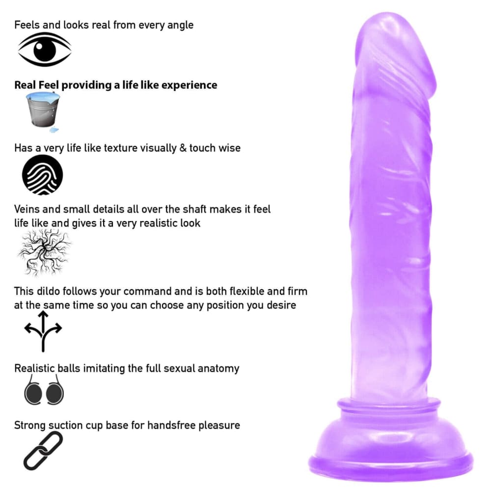 Lavender Lust Slimline Explorer Dildo 5 Inch - Sex Toys - Save 20% - Fast Shipping | Sexy Emporium