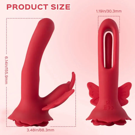 Layla Butterfly Vibrator with Flapping G-spot Clit Stimulator Sex Toy for Women - Save 15% - United Kingdom Stoke-on-trent