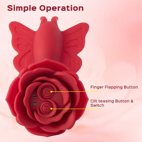 Layla Butterfly Vibrator with Flapping G-spot Clit Stimulator Sex Toy for Women - Save 15% - United Kingdom Stoke-on-trent
