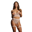 Le Desir Bliss Pink 2 Piece Set with Garters Uk 6 to 14 - Save 30% - with Uk - Fast - Sale United Kingdom Stoke-on-trent
