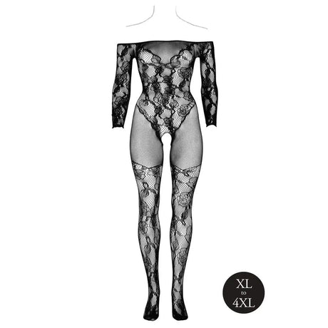 Le Desir Bodystocking with off Shoulder Long Sleeves - Save 25% - with off - Fast Shipping - Sale United Kingdom Stoke-on-trent