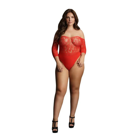 Le Desir Crotchless Rhinestone Teddy Red Uk 14 to 20 - Save 30% - Uk - Fast Shipping - Sale United Kingdom Stoke-on-trent