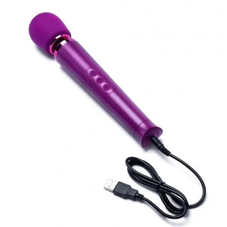Le Wand Petite Rechargeable Vibrating Massager Dark Cherry - Save 30% - Fast - Vibrator United Kingdom Stoke-on-trent