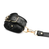 Leather Bow Black Bondage Harness M/L