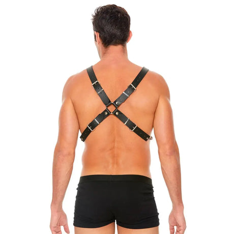 Leather Chain Harness one Size one Fast Shipping Bondage & Fetish United Kingdom Stoke on Trent