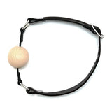Leather Gag with Wooden Ball - Save 25% - with - Fast Shipping - Sale United Kingdom Stoke-on-trent