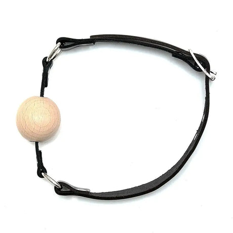 Leather Gag with Wooden Ball - Save 25% - with - Fast Shipping - Sale United Kingdom Stoke-on-trent