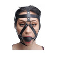 Leather Head Harness with Ball Gag - Save 25% - Fast Shipping - Sale United Kingdom Stoke-on-trent