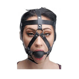 Leather Head Harness with Ball Gag - Save 25% - Fast Shipping - Sale United Kingdom Stoke-on-trent