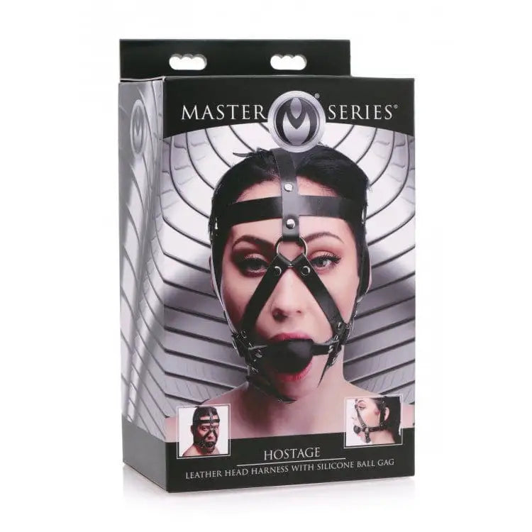 Leather Head Harness with Ball Gag - Save 25% - Fast Shipping - Sale United Kingdom Stoke-on-trent