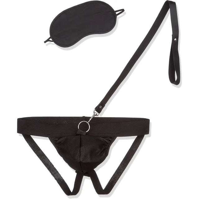 Leather Jockstrap & Leash Set Sub/dom Restraint Bondage - Fetish Fantasy Series - Save 15% - Sub/dom - Sale United Kingdom Stoke-on-trent