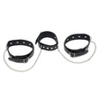 Leather Neck and Leg Chain Cuffs - Save 30% - and - Fast Shipping - Sale United Kingdom Stoke-on-trent