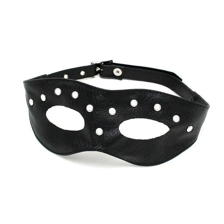 Leather Open Eye Mask with Rivets - Save 30% - with - Fast Shipping - Sale United Kingdom Stoke-on-trent