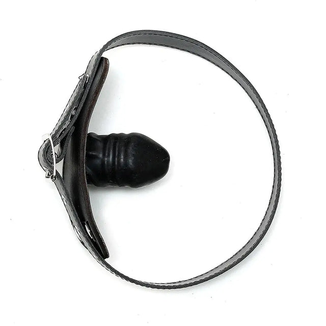 Leather Penis Gag - Save 30% - Fast Shipping - Dildo United Kingdom Stoke-on-trent