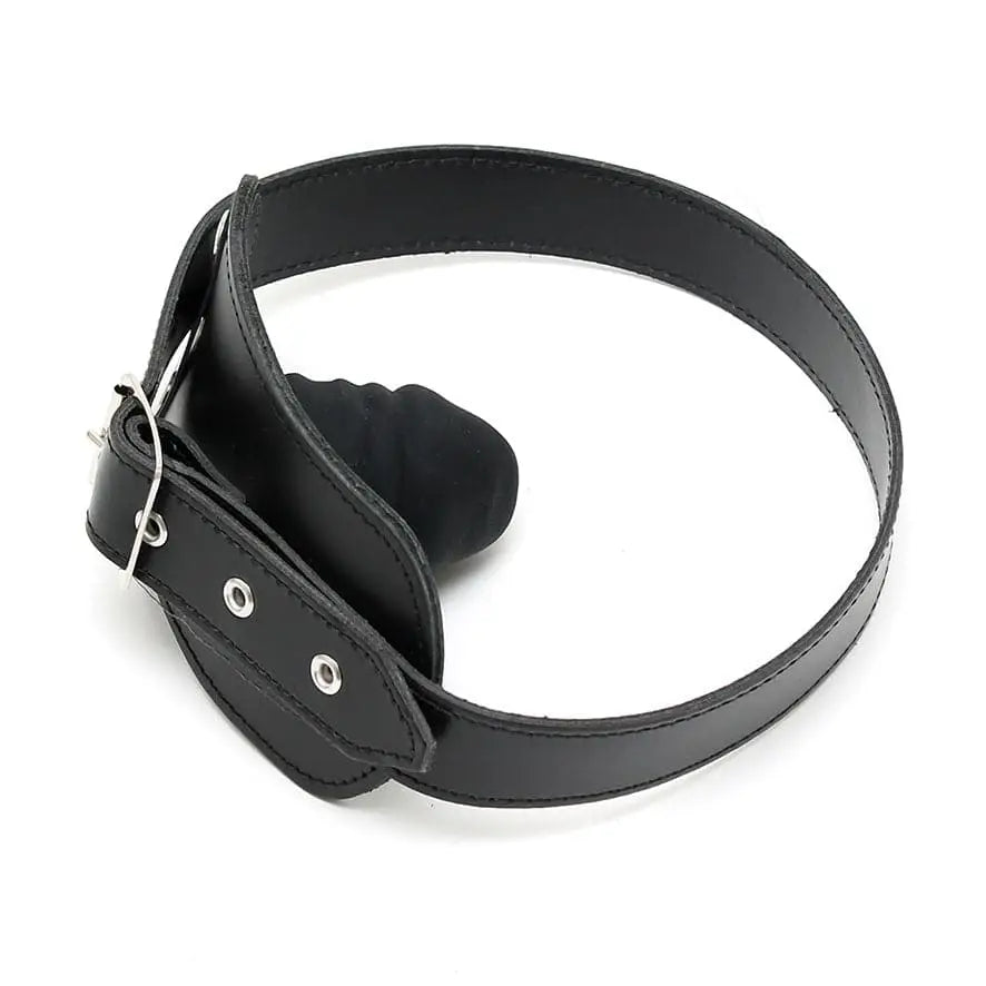 Leather Penis Gag - Save 30% - Fast Shipping - Dildo United Kingdom Stoke-on-trent