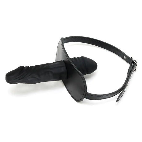 Leather Penis Gag and Dildo - Save 30% - and - Fast Shipping - United Kingdom Stoke-on-trent