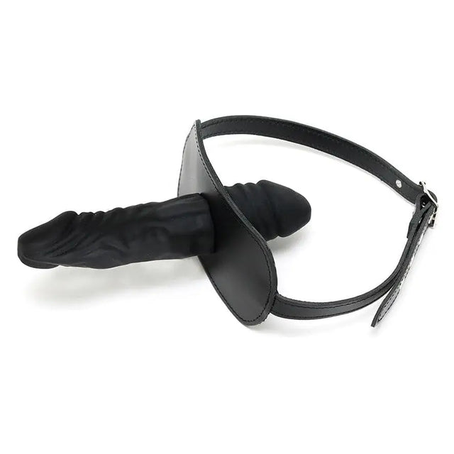 Leather Penis Gag and Dildo - Save 30% - and - Fast Shipping - United Kingdom Stoke-on-trent