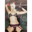 Leg Avenue 3 Piece Pink & Black Lingerie Set - Fast Shipping - Sale United Kingdom Stoke-on-trent