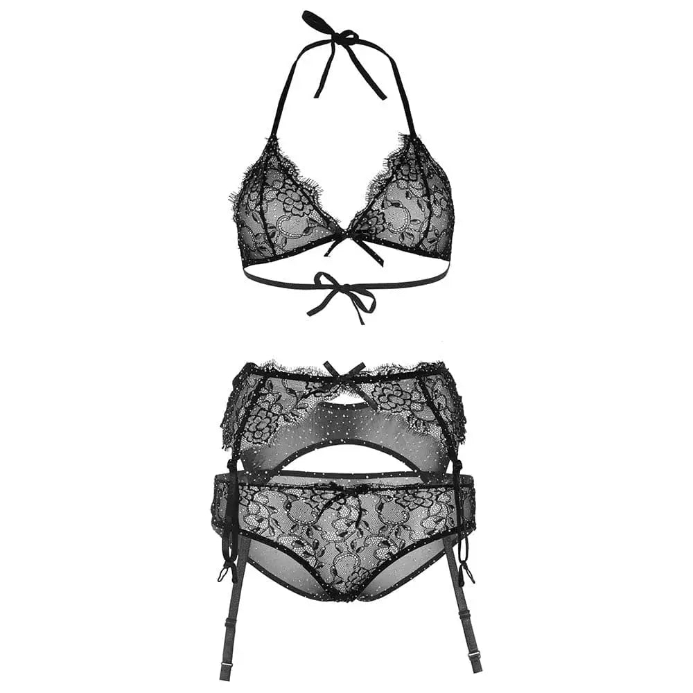 Leg Avenue Bra Top Panty and Garterbelt - Fast Shipping - Sale United Kingdom Stoke-on-trent