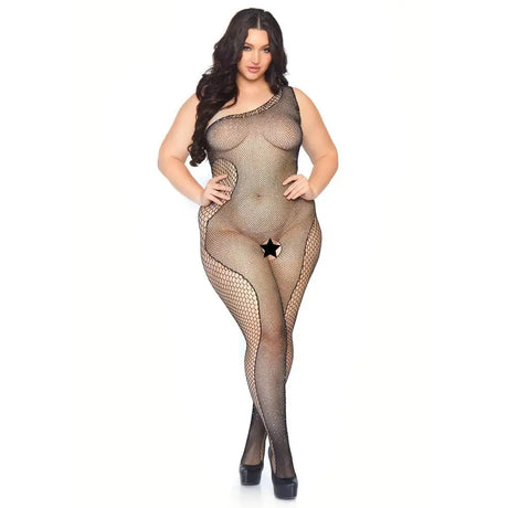 Leg Avenue Crystalized Bodystocking Plus Size Uk 18 to 22 - Save 25% - Uk - Fast - Sale United Kingdom Stoke-on-trent