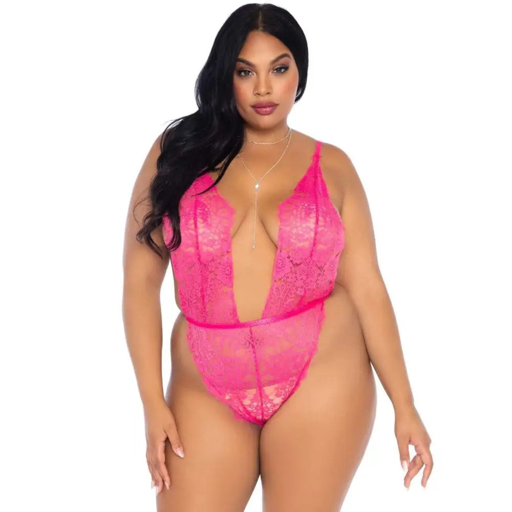 Leg Avenue Floral Lace Teddy and Robe Set - Save 30% - Fast Shipping - Sale United Kingdom Stoke-on-trent