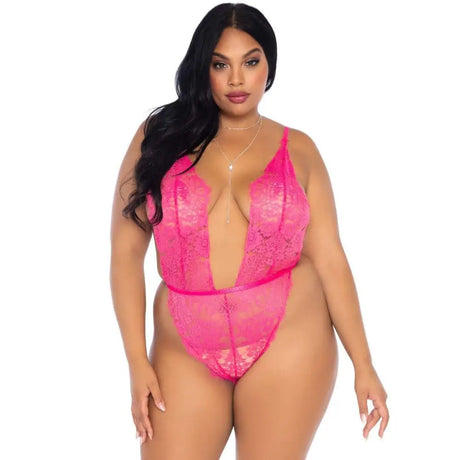 Leg Avenue Floral Lace Teddy and Robe Set - Save 30% - Fast Shipping - Sale United Kingdom Stoke-on-trent