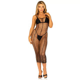 Leg Avenue Horizontal Net Maxi Dress Uk 6 to 12 - Save 30% - Uk - Fast Shipping - Sale United Kingdom Stoke-on-trent
