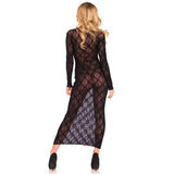 Leg Avenue Long Sleeved Dress Uk 8 to 14 - Save 30% - Uk - Fast Shipping - Sale United Kingdom Stoke-on-trent