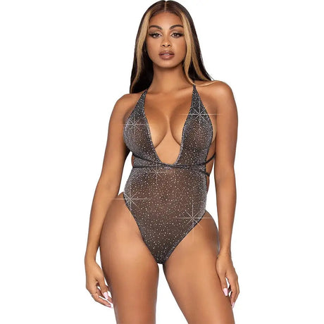 Leg Avenue Lurex and Rhinestone Teddy Uk 8 to 14 - Save 20% - Uk - Fast Shipping - Sale United Kingdom Stoke-on-trent
