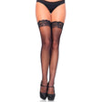 Leg Avenue Micro Net Thigh Highs with Stay Up Lace Uk 8 to 14 - Save 25% - with Uk - Fast - Sale United Kingdom Stoke-on-trent