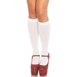 Leg Avenue Nylon Knee Highs White Uk 8 to 14 - Save 25% - Uk - Fast Shipping - Sale United Kingdom Stoke-on-trent