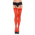 Leg Avenue Plus Size Sheer Stockings Red Uk 16 to 18 - Save 30% - Uk - Fast Shipping - Sale United Kingdom Stoke-on-trent